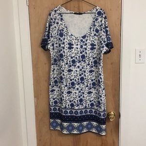 Blue summer dress